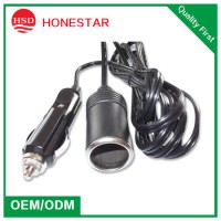 Large Current 10A Current Car Cigarette Lighter Extension Socket