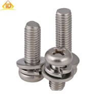 Stainless Steel Phillips Pan Head Machine Screw with Washer