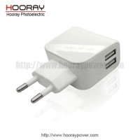 Hooray Smart IC Charger Cell Phone Quick Charger 5V 3.1A 2.4A Dual USB Port Wall Charger Adapter for