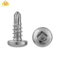 St3.9 SS304 Square Drive Button Head Self Drilling Screw