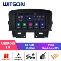 Witson Quad-Core Android 9.0 Car DVD GPS for Chevrolet Cruze 2g DDR3 RAM Memory