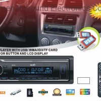 One DIN Car MP3 Player with USB SD FM MP3 Bluetooth