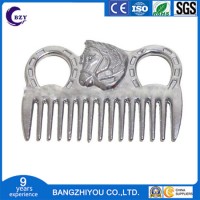 High-Quality Aluminum Equestrian Supplies Horse Care Products Aluminum Horse Comb