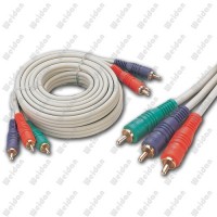 3RCA Component RGB Cable for HDTV DVD VCR 50ft (WD14-004)