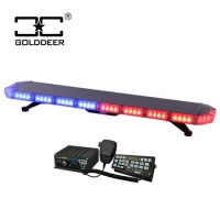 Roof Mount LED Flash Warning Strobe Lightbar Emergency Light Bar with Speaker Tbd20926