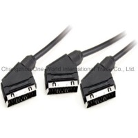 Scart Plug - 2 Scart Plugs Cable