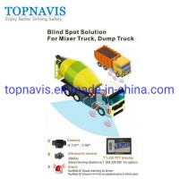 Blind Spot Detection Parking Sensor for Mixer Truck  Dump Truck When Turn Right