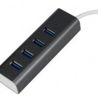 USB 3.0 Hub Alumnium (Gray color)