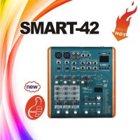 Smart-42 Ultra Slim Design DJ Mixer  Audio Mixer