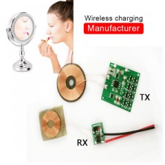 Wireless Charging LED Cosmetic Mirror DIY Model图1