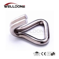 2 Inch 50mm 304/316 Ratchet Buckle Stainless Steel Double J Hook