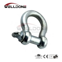 Rigging Hardware Galvanized Steel Large Bow Shackle with Pin for European