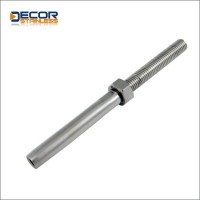 Stainless Steel Wire Rope Swage Stud Threaded Terminal