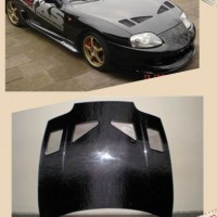 Carbon Fiber Trd Style Hood for Toyota Supra 1995-2000