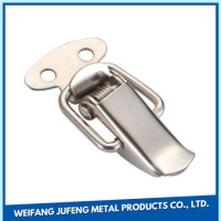 OEM Stamping Ratchet Tie Down Metal Buckles with White/Yellow Zinc Plating