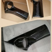 Carbon Fiber Pillar Meter Cover for Suzuki Swift 2005-2008