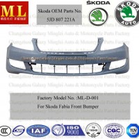 Front Auto Bumper for Skoda Fabia From 2007 (1J0 807 221D)