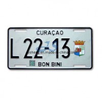 Aluminum License Plate Curacao (JS00130)