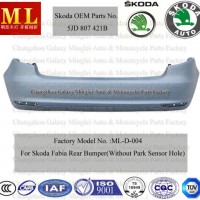 Rear Car Bumper for Skoda Fabia From 2007 (5JD807421B)