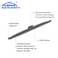 Clwiper High Quality Natural Rubber Universal Snow Wiper Blade for Winter (CL800-T)