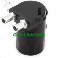 Aluminum Black Oil Reservior Catch Can Tank with Brether Baffled