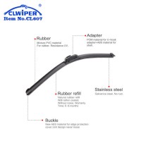 Clwiper Best Quality Frameless Wiper Blade Fit for U-Hook (CL607)