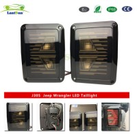 Lantsun Jeep Wrangler LED Taillight 07-17 Wrangler Jk Applicable  Taillights in European and Us Vers