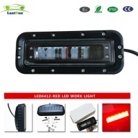 LED6412 12W 6inch Red LED Light Emergency Warning Lamp for Forklift  Heavy-Duty Machine