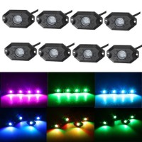 LED RGB Projector Work Light  Mobile Connection  Simple Fashion  DIY Effect-8 Pod Multi Color RGB LE