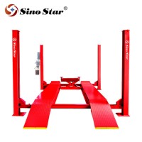 Sino Star 4 Post Lift Four Post Vehicle Lift Auto Lift Air Release Automatic Unlock  3.5t4.0t5.0t