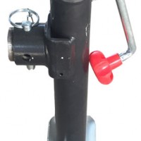 2000lbs Round Tube with Bracket Mount Swivel Jacks