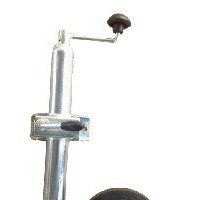 500lbs Jockey Wheel Trailer Jack (8 inch solid rubber wheel)