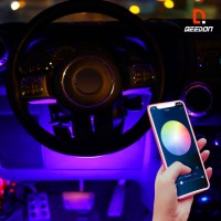 12inch Car LED Light Strips 9LEDs 4PCS/Set Car Underglow APP Control LED Car Interior Lights