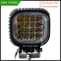 48W Offroad LED Work Lights Offroad 4WD Trucks Headlamp Spot Flood Light ECE Driving Lights 4WD of S