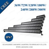 36W 72W 120W 180W 240W 288W 300W 50 Inch CREE Car off Road LED Light Bar