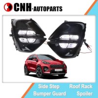 Fog Lamp Assy with Daytime Running Light Kits for KIA Sportage 2019 2020 Kx5