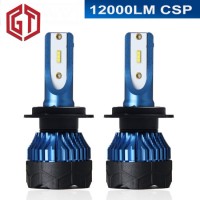 LED Car Headlight H7 H4 H11 H1 9005 9006 72W 12000lm/Pair Turbo LED Bulbs Csp Headlamp 12V Hb3 Hb4 H