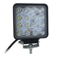 4X4 Trucks LED Work Lamp 4WD 48W Square LED Spotlight 4" Offroad 4X4 Flood Work Light Driving L