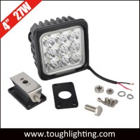 LED Lighting Automotive 4" 27W Square LED Work Light 12V CREE