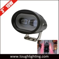 10-60V 3 Inch 10W Forklift Red Zone LED Safety Lights