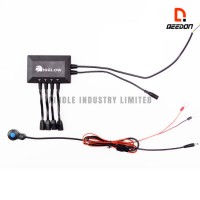 APP Control Custom LED Headlights Via Multi-Zones Controller Color Chasing Light Patterns Sync Light