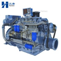 Weichai Deutz WP6C 226B marine diesel engine with gearbox for boat and ship