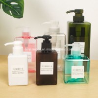 100ml-650mlpetg Shampoo and Shower Gel/Lotion Liquid Bottles Wit Pump