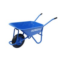 90L Heavy Duty Construction and Garden Tool Metal Wheel Barrow