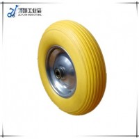 High Quality 16 Inch 4.00-8 PU Foam Wheel Steel Rim