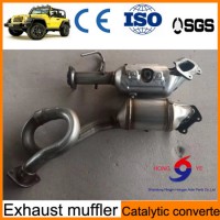 2017 Hot Sell Catalytic Converter for Jeep Wrangler with Euro4OBD