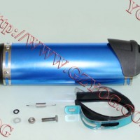 Yog Motorcycle Fitting Exhaust Muffler Pipe Decoration Parts Escape Multi Color Blue Red Green Silve