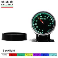 60mm 635car Volts Gauge Car Motor Universal 7-Color LED Pointer Bar