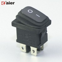 on off 4 Pin Illuminated 24V Waterproof Rocker Switch