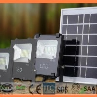 60W Outdoor 5054 IP66 Solar LED Flood Light with Remote Controller